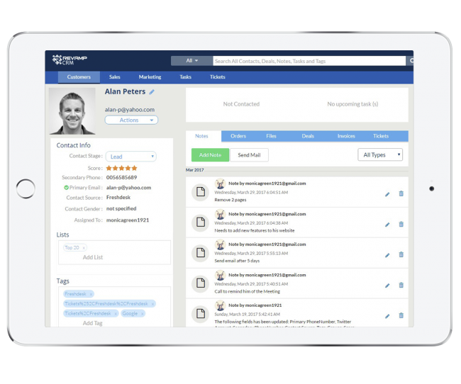 Insurance Agent Screen Top 5 challenges facing Insurance Agents | Revamp CRM