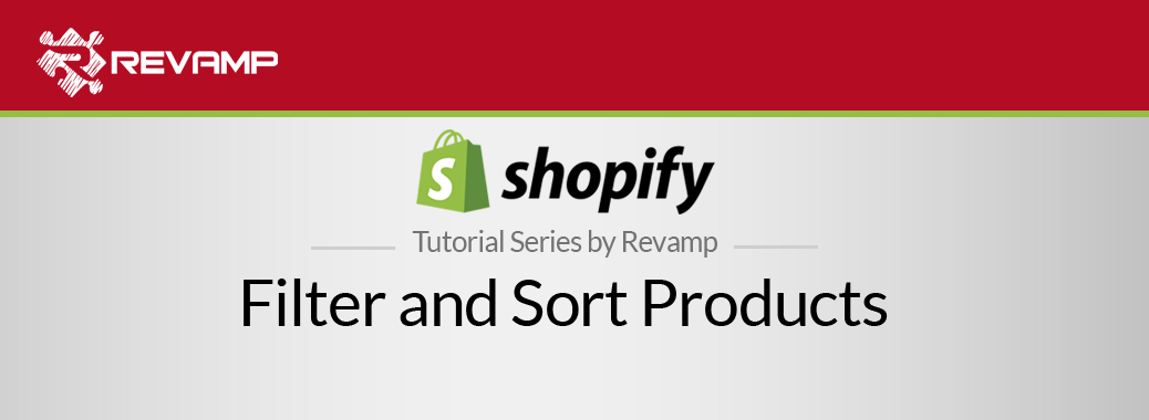 Shopify Video Tutorial – Filter and Sort Products