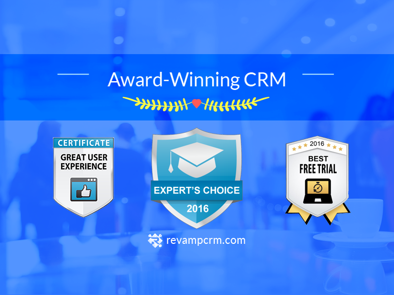 Revamp CRM Crowned #1 Experts Choice CRM for 2016