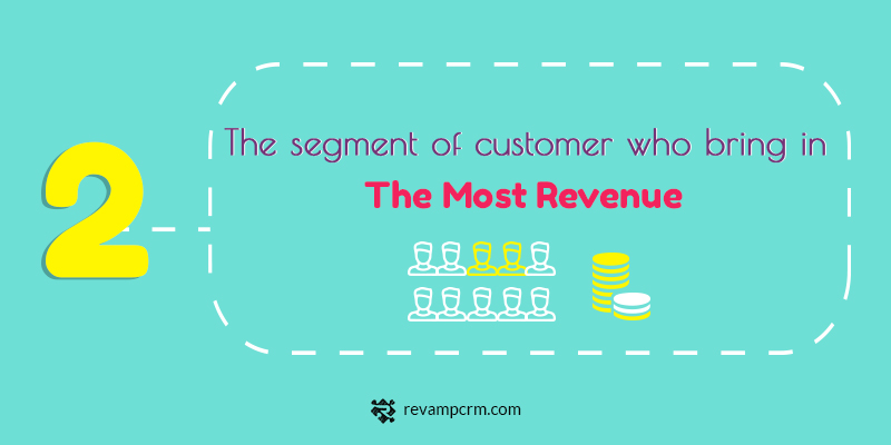 2 The 5 Key Insights About Your Customers You Should Be Studying The segment of customer who bring in the most revenue 
