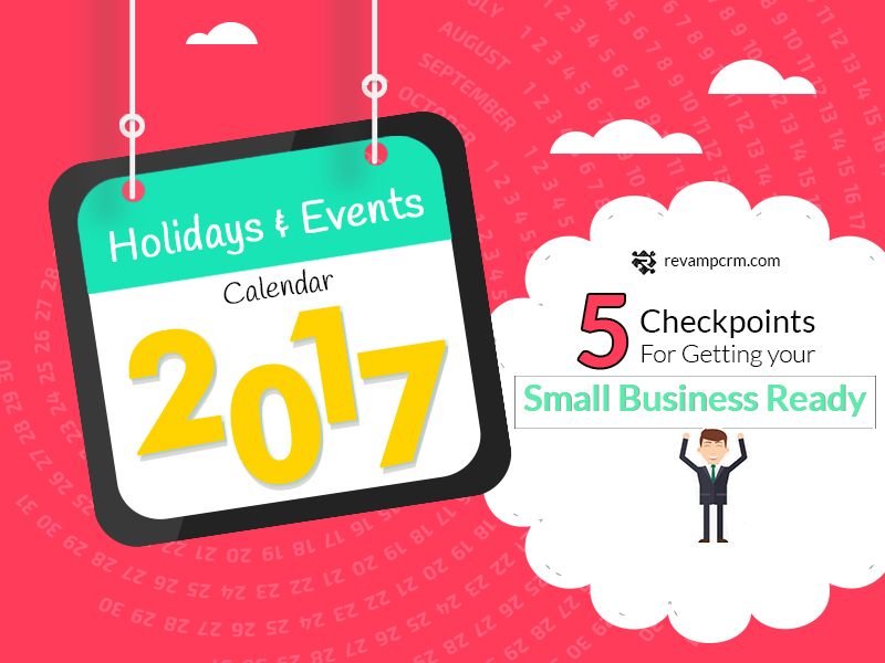 Calendar for holidays | 5 checkpoints to prep your small business for it