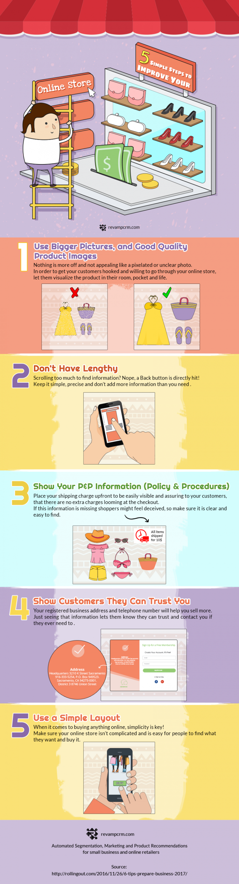 5 Simple Steps to Improve Your Online Store | Revamp CRM
